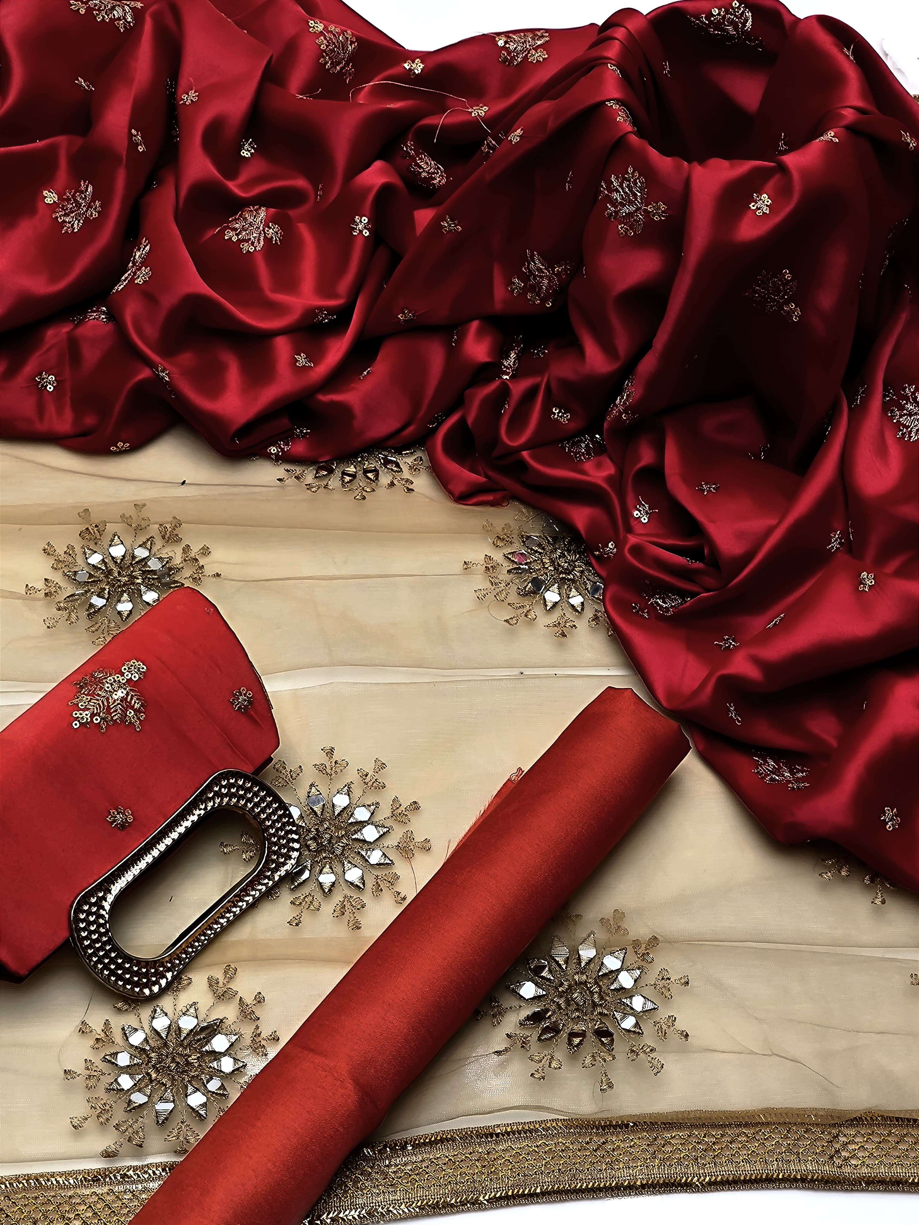 3pc fancy collection with free clutch