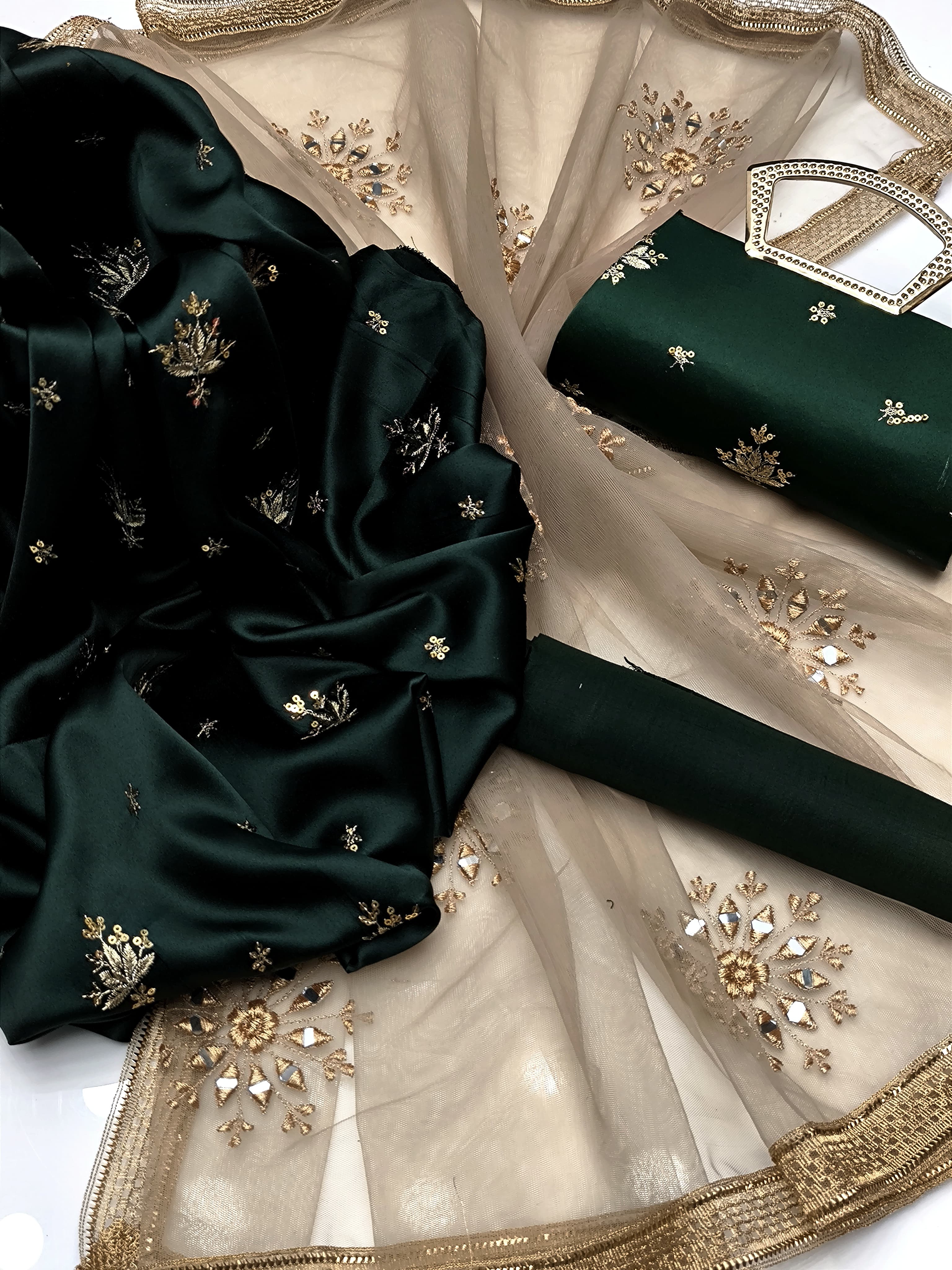3pc fancy collection with free clutch