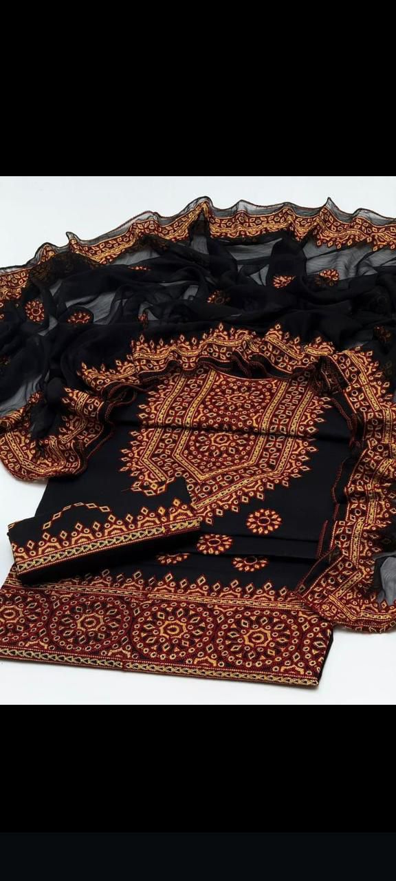Lawn Ari Balochi 3-Piece Dress | Handcrafted Summer Collection